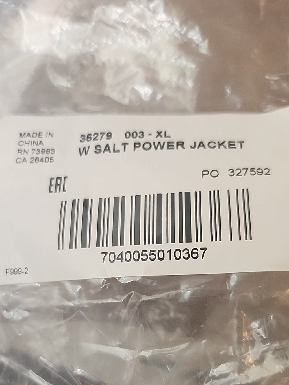 Helly Hansen Womens Salt Power  Original Jacket Size XL - Picture 3 of 3